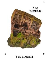 D-429 Hazine Sandığı Akvaryum Dekoru 