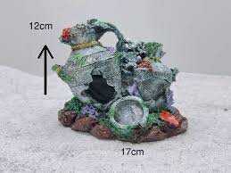 D-309 İkili Dik Anfora Akvaryum Dekoru