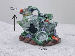 D-309 İkili Dik Anfora Akvaryum Dekoru - 1