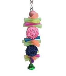 Joyful - Joyful Pipetli Top Kuş Oyuncak 5li
