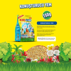 KIKI - Kiki Konuşturucu Kuş Yemi 150g 12 li