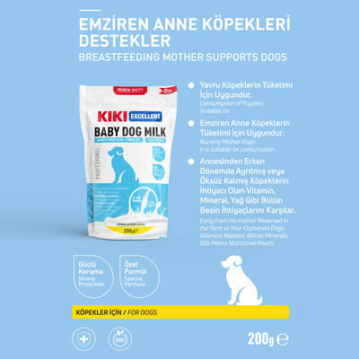 Kiki Köpek Süt Tozu Poşet 200gr