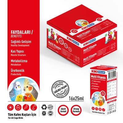 Kiki Kuş Multi-Vitamini 16 Lı