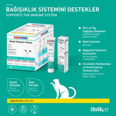 Kiki Multi Vitaminli Kedi Malt 50 gr