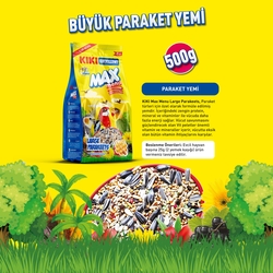 KIKI - Kiki Paraket Kuş Yemi 500g 12 li