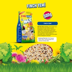 KIKI - Kiki Tropikal Finch Kuş Yemi 500g 12 li