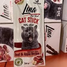 Lina - Lina Sığır Etli&Elmalı Kedi Stick Ödül 3*5gr