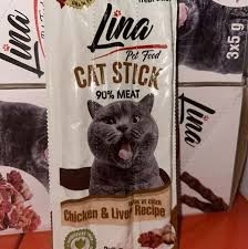 Lina - Lina Tavuk&Ciğerli Kedi Stick Ödül 3*5gr