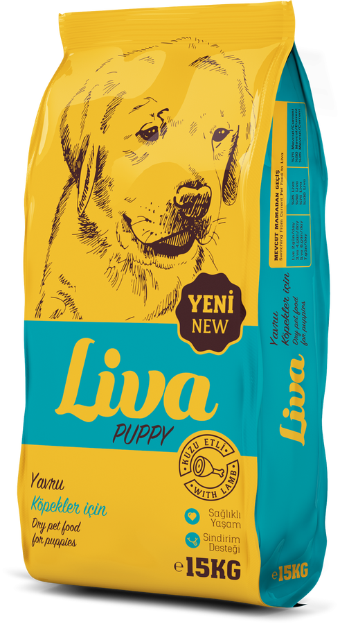 Liva Kuzu Etli Puppy Yavru Köpek Maması 15 kg KÖPEK KURU MAMALARI Liva