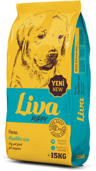 Liva Kuzu Etli Puppy Yavru Köpek Maması 15 kg