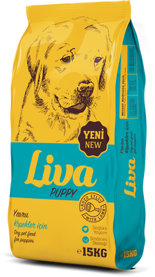 Liva Kuzu Etli Puppy Yavru Köpek Maması 15 kg - 1