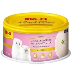 MEO - Me-O Keçi Sütlü&Tavuk Püreli Kedi Konservesi 80gr*24lü