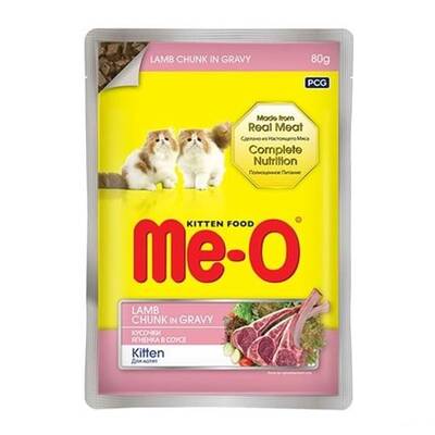 Me-O Kuzu Etli Yavru Kedi Konservesi 80gr*12li