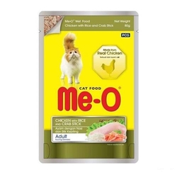 MEO - Me-O Tavuk&Pirinç&Yengeçli Kedi Konservesi 80gr*12li