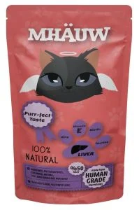 Mhauw - Mhauw Ciğerli Kedi Ezmesi 80g