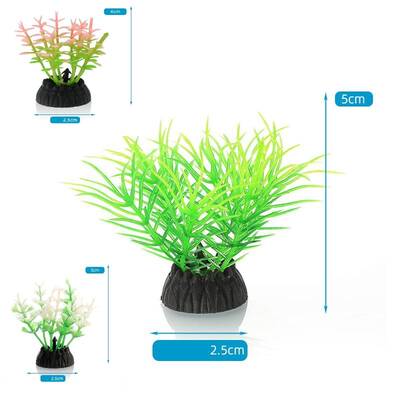 Mini Plastik Akvaryum Bitkisi(210) 10 lu