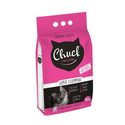 Chuck Kedi Kumu Kalın 10 lt Pudralı - 1