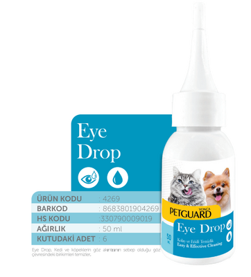 Petguard Göz Bakım Losyonu 50 ml