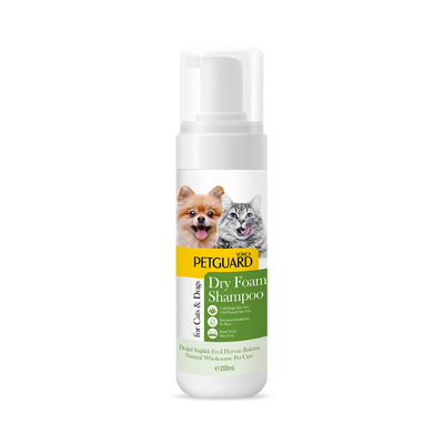 Petguard Kedi Köpek Köpük Şampuanı Aloe Veralı 200ml
