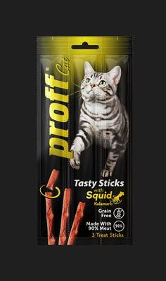 Proff Cat Kalamarlı Çubuk Kedi Ödül 3*5gr - 1