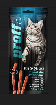 Proff Cat Ton Balıklı ve Karidesli Çubuk Kedi Ödül 3*5gr - 1