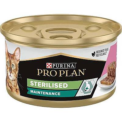 Proplan Kısır Somonlu Kedi Ezme Pate 24*85 gr - 1