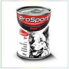 Prosport - Prosport Sığır Etli Yetişkin Köpek Konservesi 400gr*12li