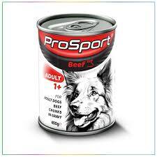 Prosport Sığır Etli Yetişkin Köpek Konservesi 400gr*12li