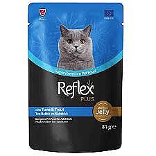 Reflex Alabalıklı Kedi Pouch Yaş Mama 85gr*22li