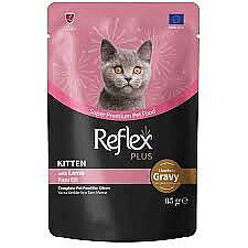 Reflex Etli Kuzulu Yavru Kedi Pouch Yaş Mama 85gr*22li