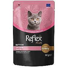 Reflex Etli Kuzulu Yavru Kedi Pouch Yaş Mama 85gr*22li - 1