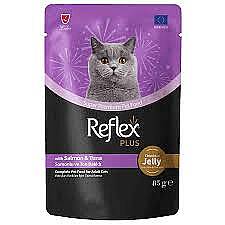Reflex Etli Somonlu Kedi Pouch Yaş Mama 85gr*22li - 1