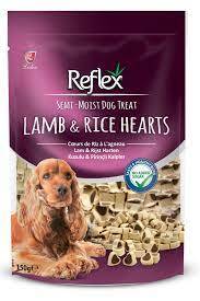 Reflex Kuzulu Pirinçli Kalpli Köpek Ödül Bisküvisi 150 gr