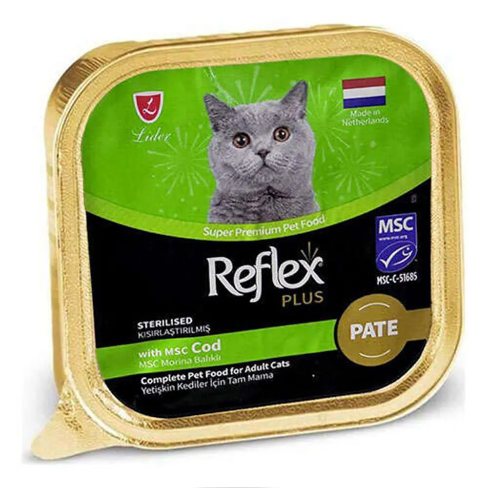 Reflex Morina Balıklı Kısır Kedi Pate 16*85gr