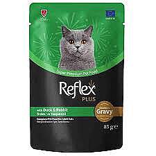 Reflex Ördekli Tavşanlı Kedi Pouch Yaş Mama 85gr*22li - 1