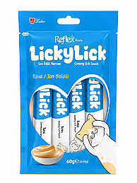 Reflex Plus Lickylick Ton Balıklı Kedi Sıvı Ödül 4*15gr - 1