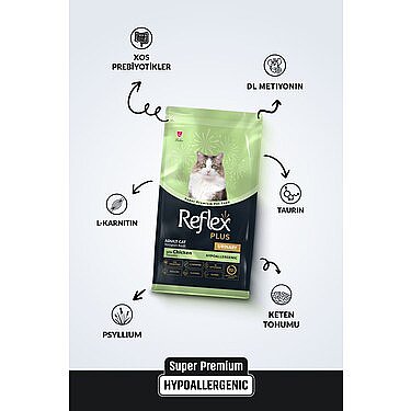 Reflex Plus Urinery Tavuklu Kedi Maması 1,5kg