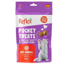 Reflex - Reflex Pocket Treats Hairball Control Kedi Ödül 60gr