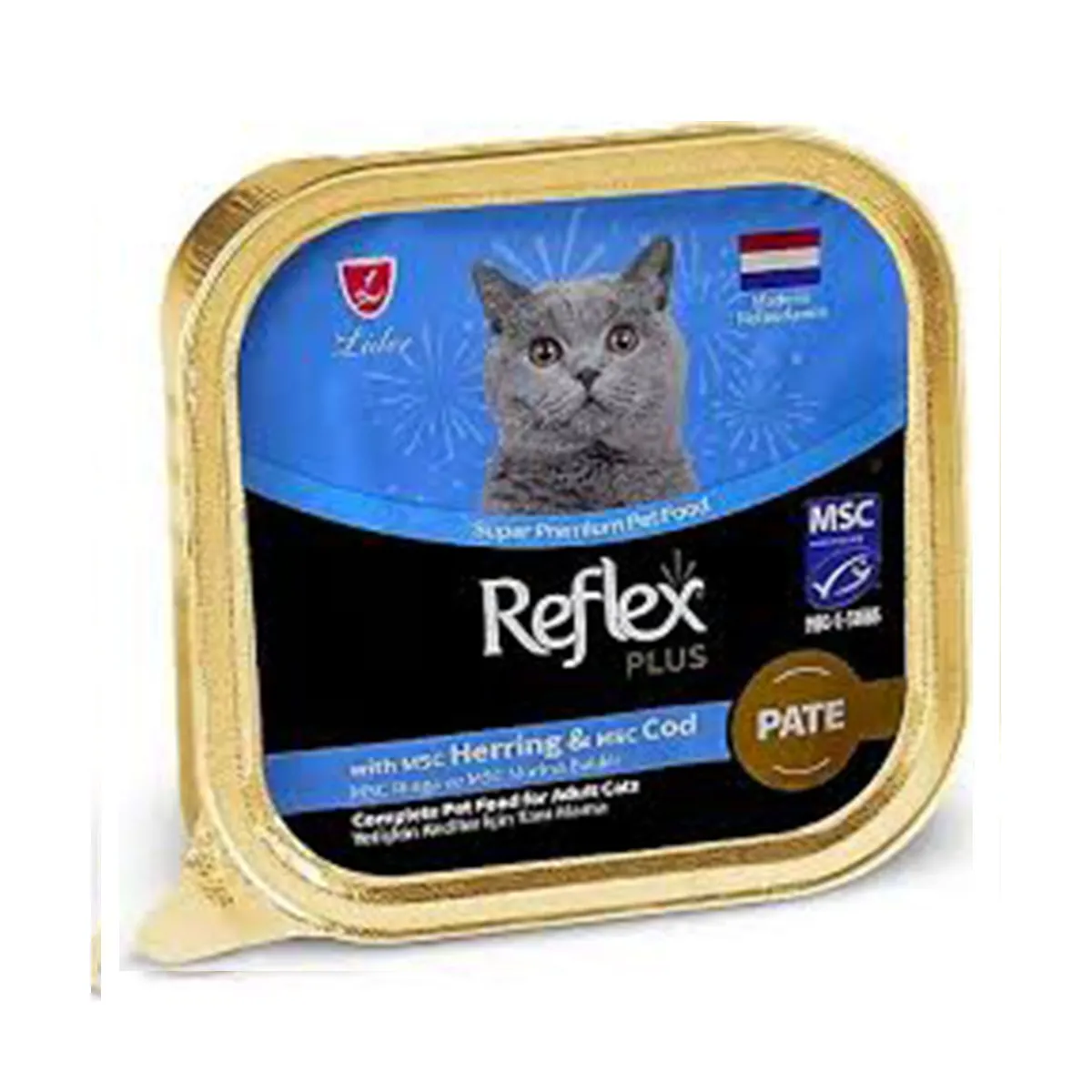 Reflex Ringa Balıklı Kedi Pate 16*85gr