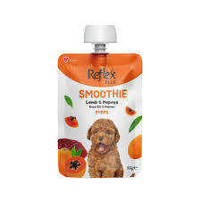 Reflex - Reflex Smoothie Kuzu Etli&Papayalı Yavru Köpek Sıvı Ödül 85gr*24
