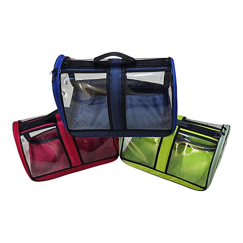 Şeffaf Flay Bag Taşıma Çantası Mix Renk