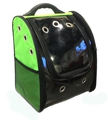 Shippo - Şeffaf Sırt Taşıma Çantası Yeşil(23*33*40)