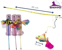 Shippo 3131 Şeffaf Saplı Kedi Oltası 