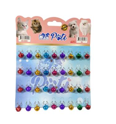 Shippo Kedi&Köpek Renkli Zil 36 lı