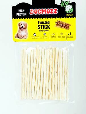 Beyaz Sütlü Burgu Çubuk İnce 50 Adet - 1