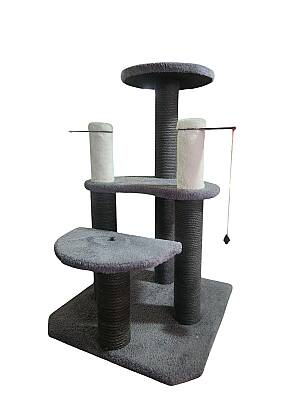 Chat Katlı Oyuncaklı Tırmalama - 1