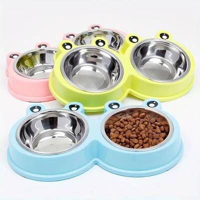 Shippo İkili Çelik Mama Kabı Büyük 3150 - 1