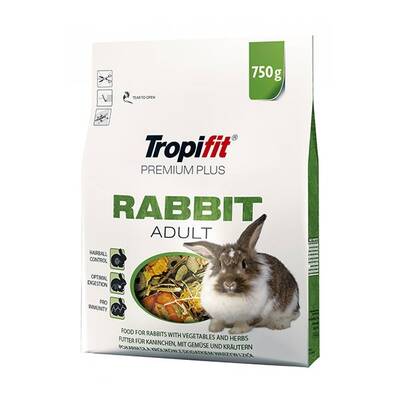 Tropifit Premium Plus Yetişkin Tavşan Yemi 750 gr - 1