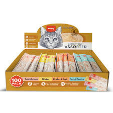 wanpy - Wanpy Karışık 4 Lezzet Kedi Krem Ödül 100*14gr
