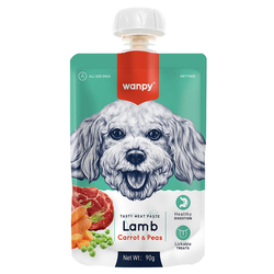 wanpy - Wanpy Köpek Kuzulu&Havuçlu Et Ezmesi 10lu